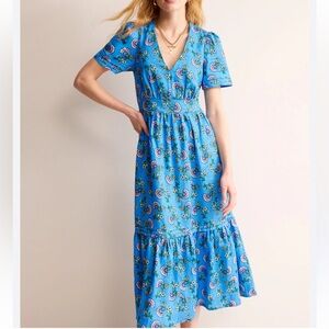 plus size linen maxi dress V-Neck 100% Linen Maxi Dress for Women White Pepper / XS main image 0
